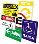 Placas de segurança